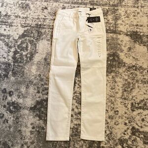 American Eagle Outfitters Straight Leg Pants in White New With Tags